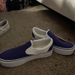 Brand new just out of the box custom VAN. These are size 7 womens and 5.5 men